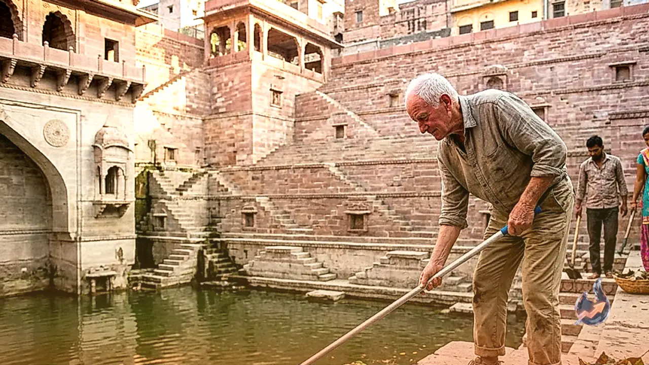 जोधपुर की ऐतिहासिक जल धरोहर बचाने में जुटे 80 साल के आयरिश नागरिक कैरेन रॉन्सले