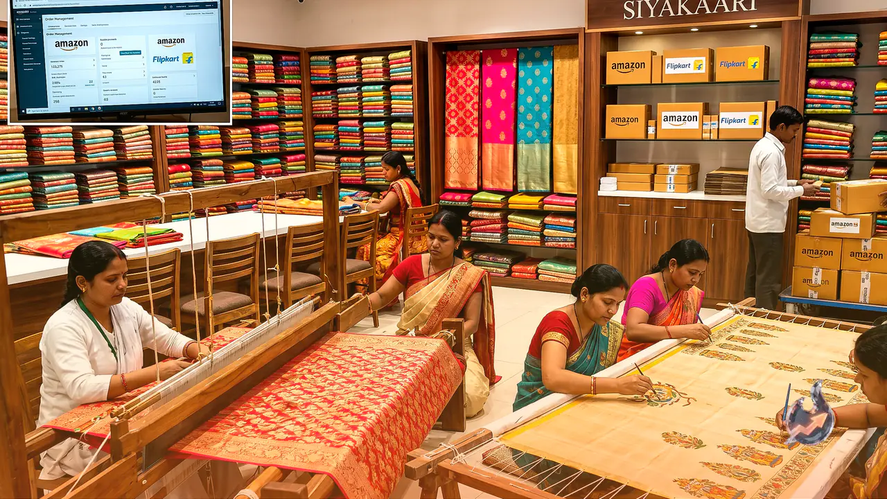From Banarasi to Tussar Silk Under One Roof: How the 'Siyakaari' Brand Created Work for 600 Artisans and Won Big Demand on Amazon and Flipkart