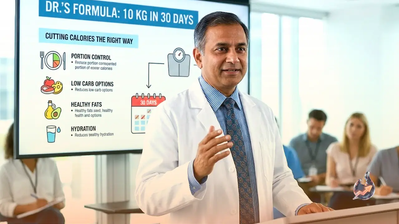 Doctor's Formula to Shed 10 Kg in a Month by Cutting Calories the Right Way