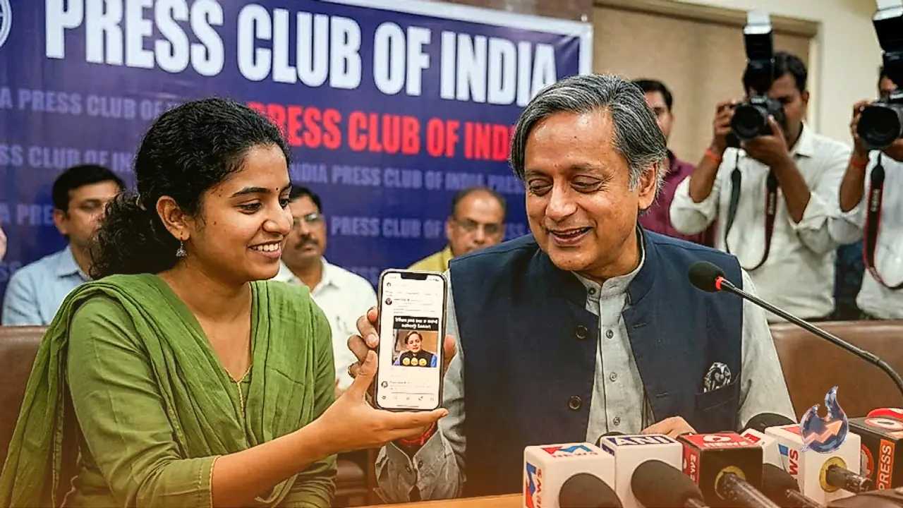 Cryptic Two-Emoji Post by Shashi Tharoor Sparks Viral Meme Wave on X