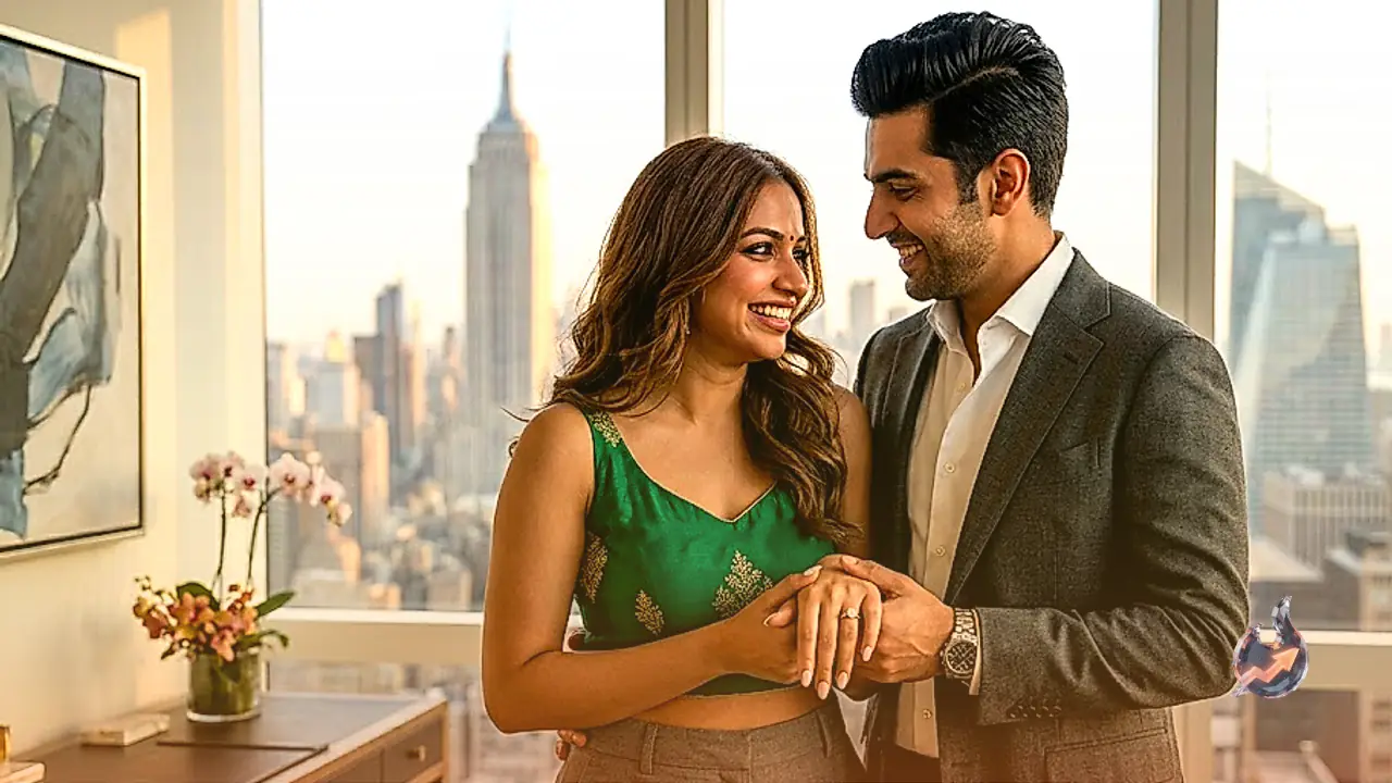 Actress Jiya Shankar Announces Engagement to US Business Fiance Karan Dhanak