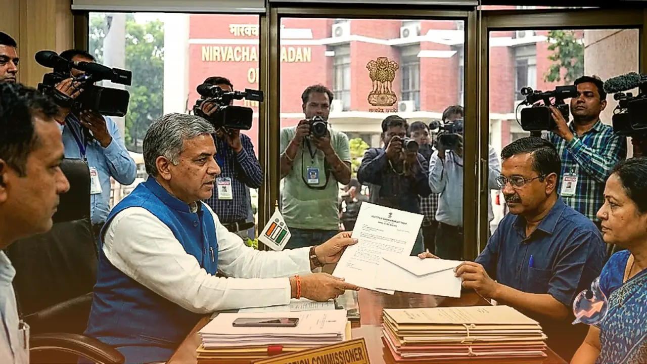 चुनाव आयोग ने अरविंद केजरीवाल और रेखा गुप्ता को थमाया नोटिस, वोटर लिस्ट में दस्तावेजों पर फंसा पेच