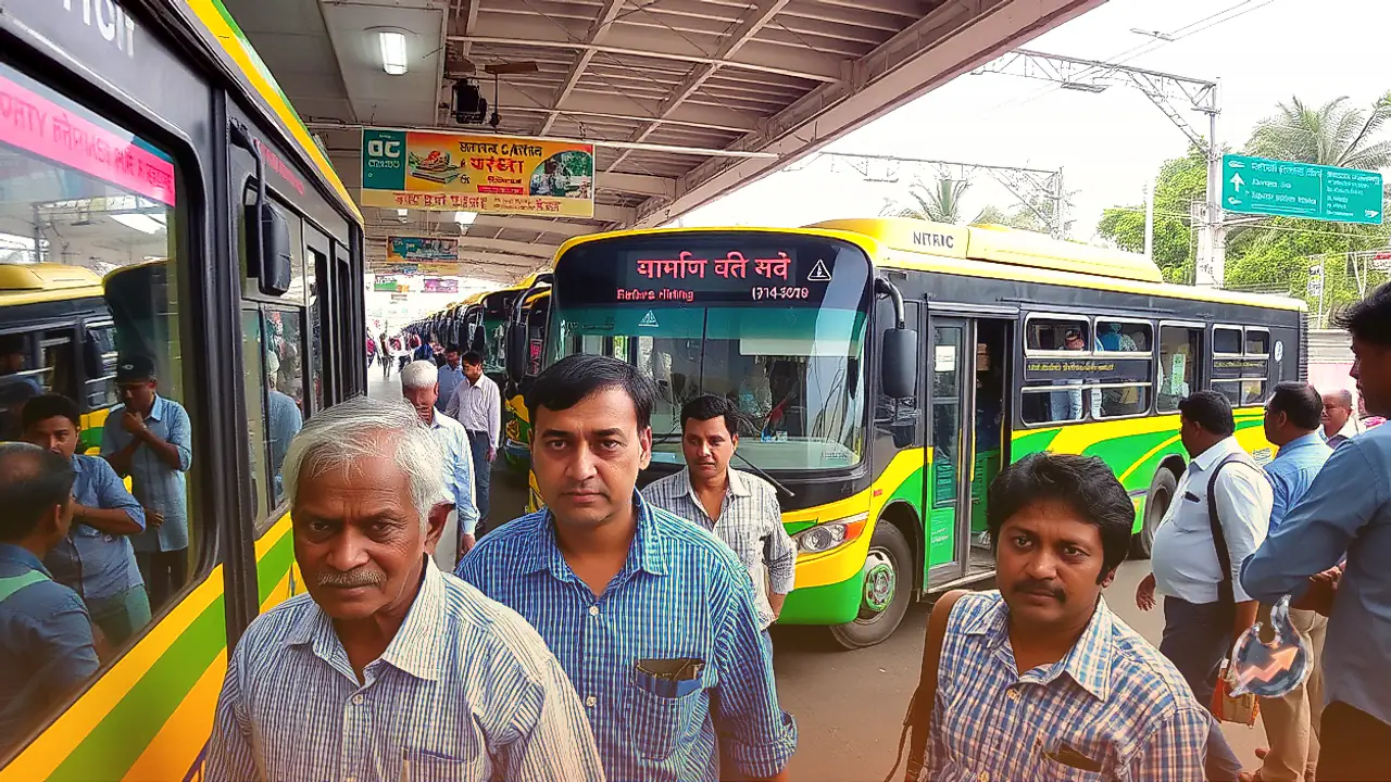 Electric Bus Services Set to Connect Navi Mumbai Airport with Pune and Mumbai Suburbs via Atal Setu