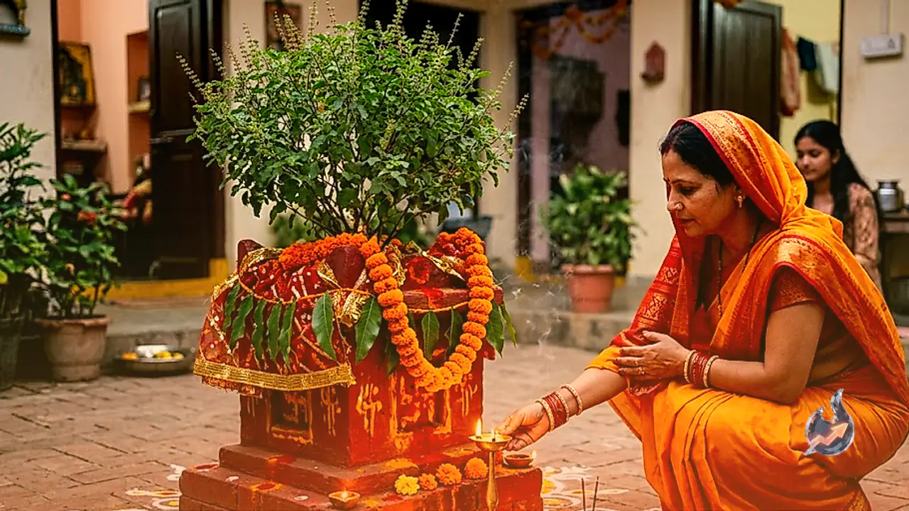 Embrace Spiritual Prosperity with Sacred Basil Rituals During Kartik Month