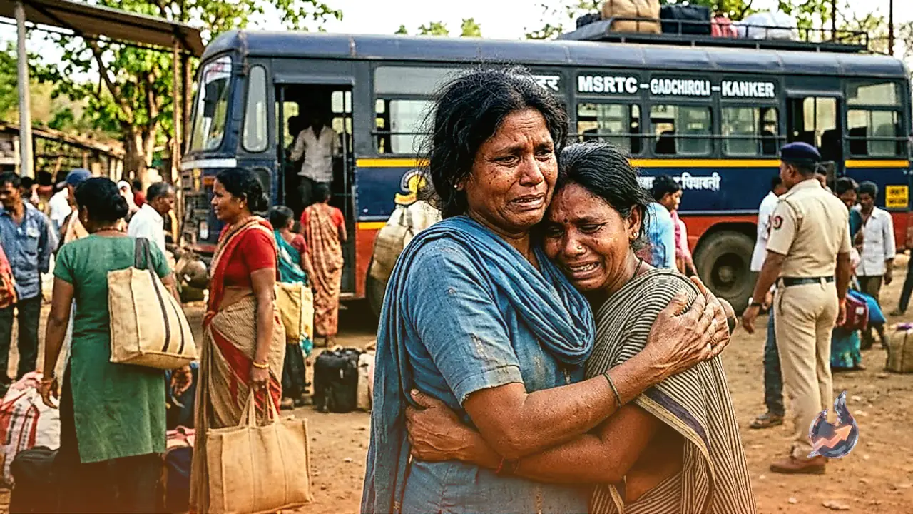 गढ़चिरौली में भावुक विदाई, 50 माओवादियों ने छोड़ी हिंसा और लौटे अपने पैतृक गांव