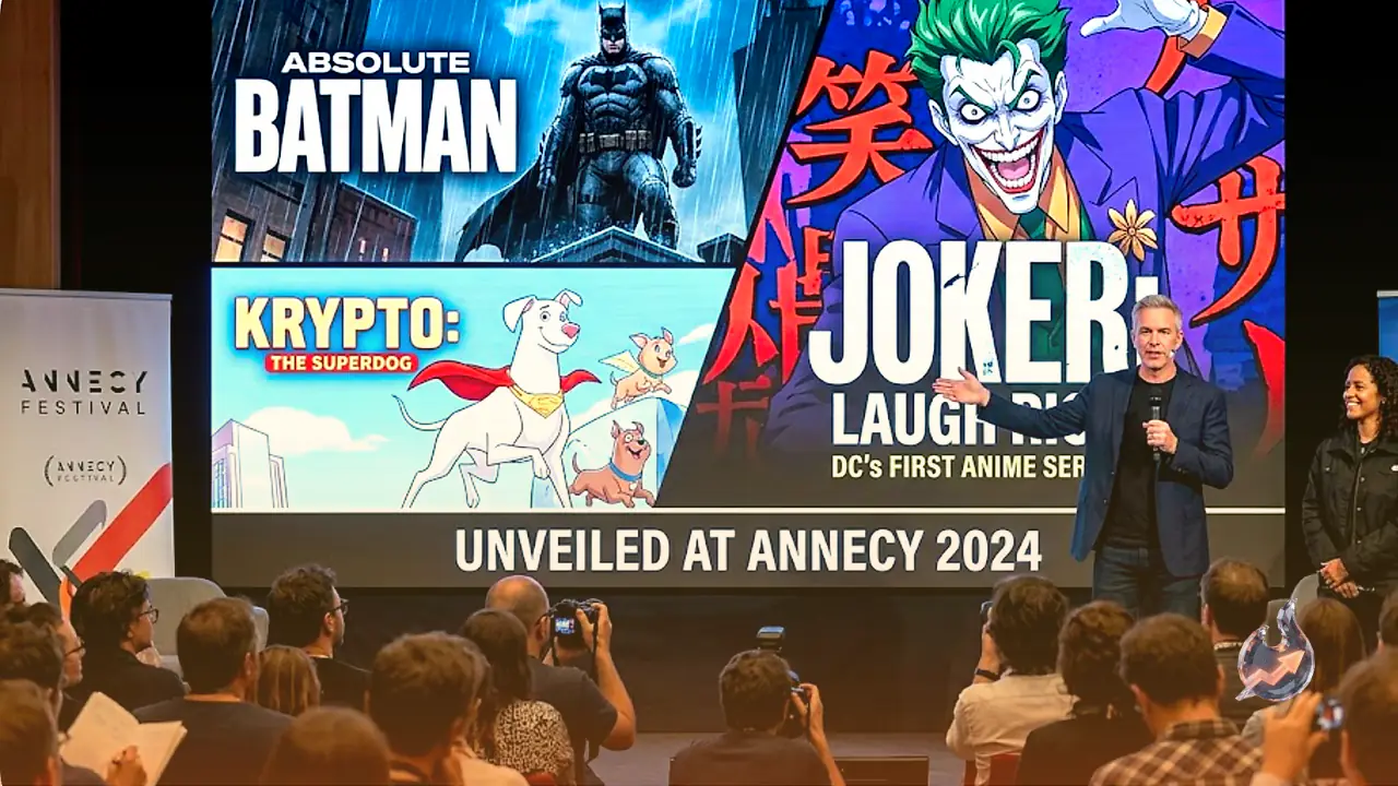 DC Studios Unveils Three New Animated Shows at Annecy, Including an Absolute Batman Series and a Joker Anime