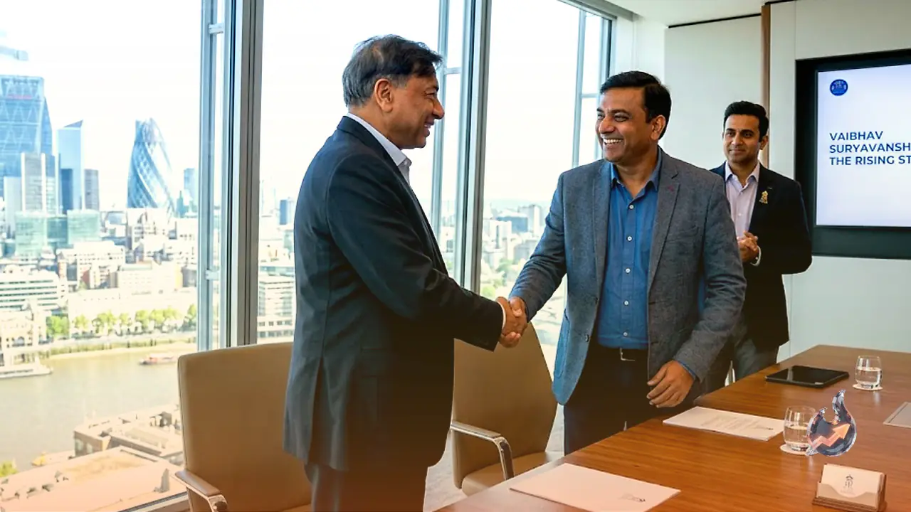 Vaibhav Suryavanshi gains London spotlight before England tour as father meets billionaire Lakshmi Mittal