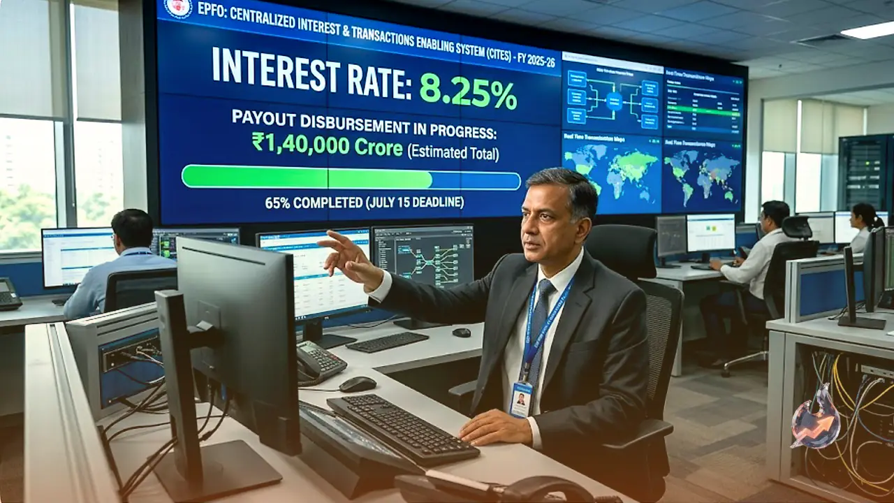 EPFO Set to Credit 8.25% Interest by July 15, Deploying New CITES Tech System for Rs 1.4 Lakh Crore Payouts