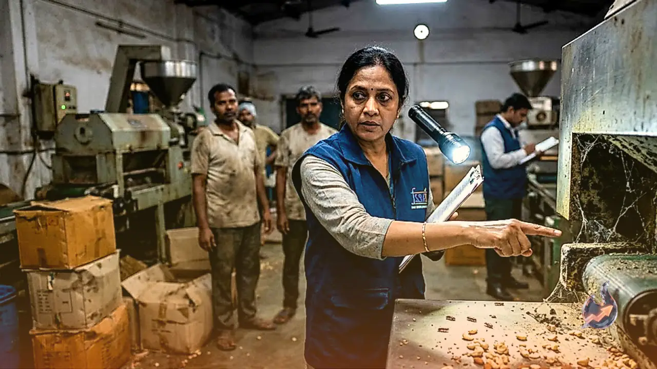 FSSAI Cancels Licenses of VKC Nuts and Chheda Specialties After Unhygienic Factory Conditions Uncovered