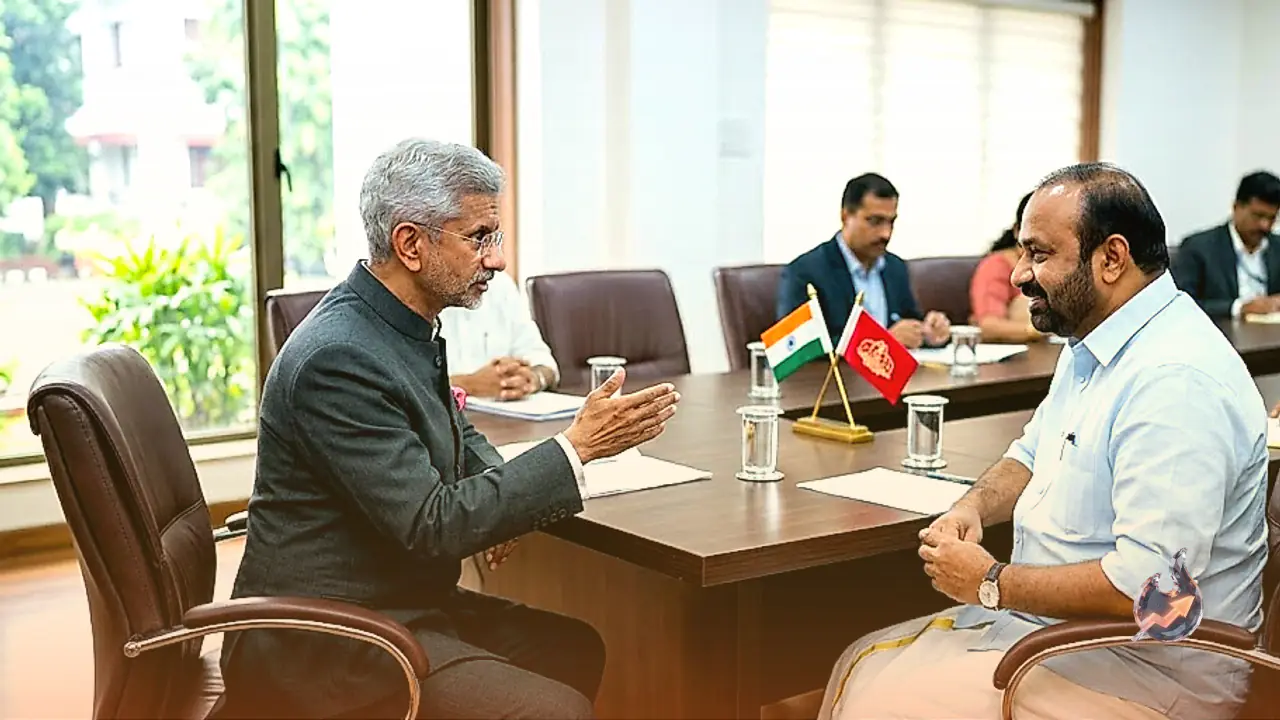 एस जयशंकर और केरलम के मुख्यमंत्री वीडी सतीसन के बीच नई दिल्ली में मुलाकात, प्रवासी भारतीयों के मुद्दों पर हुई चर्चा