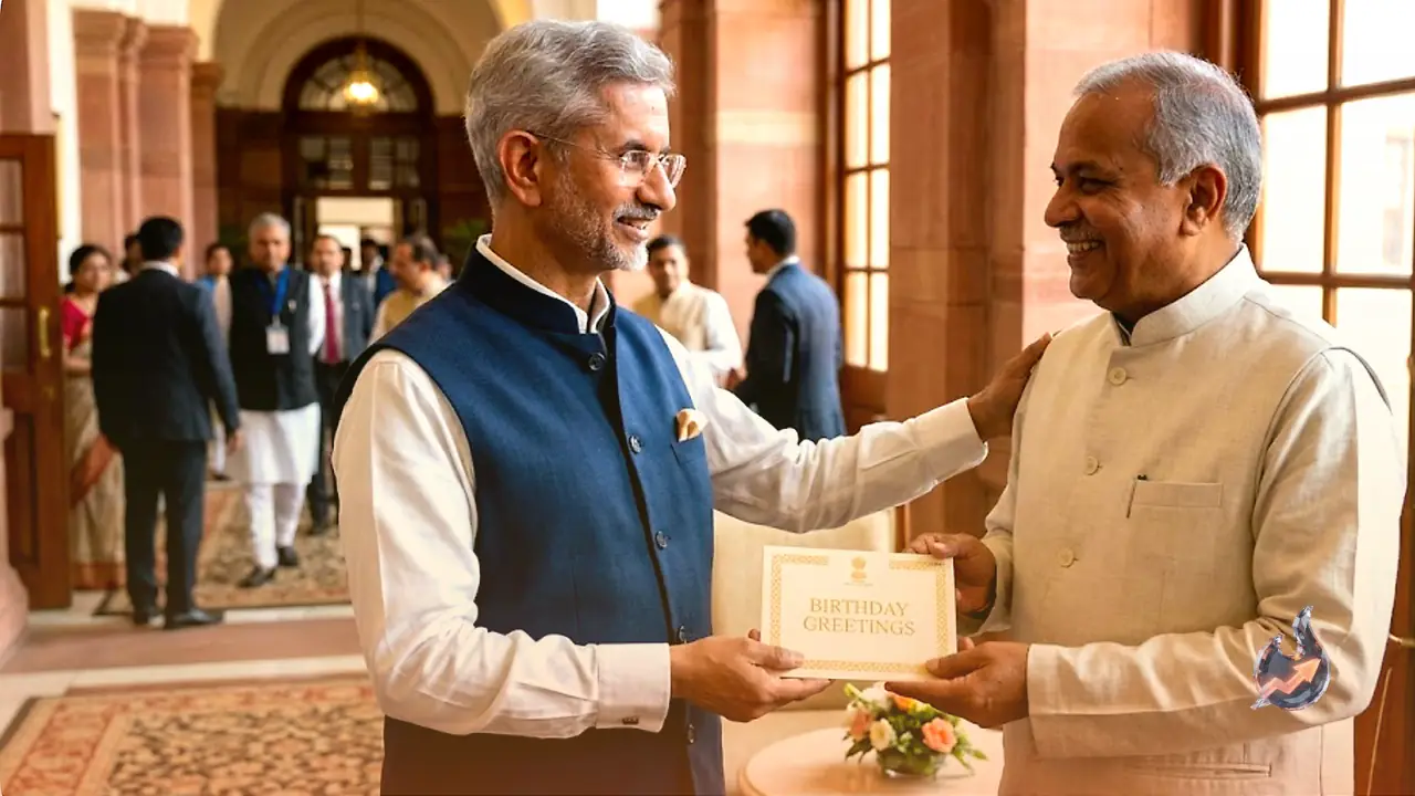 Jaishankar Posts Warm Birthday Greetings for Council of Ministers Colleague SP Singh Baghel