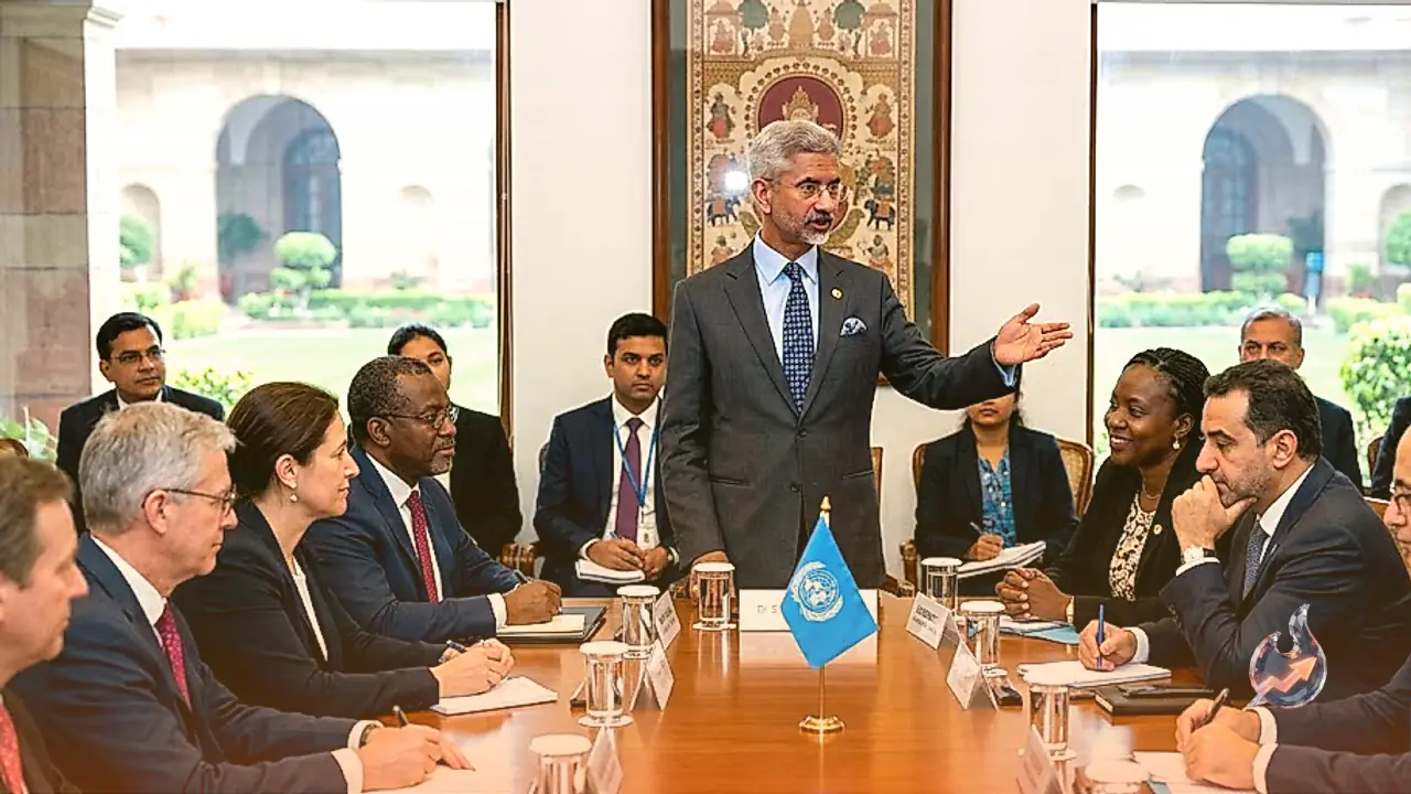 S. Jaishankar Interacts with UN Permanent Representatives on Study Tour to India