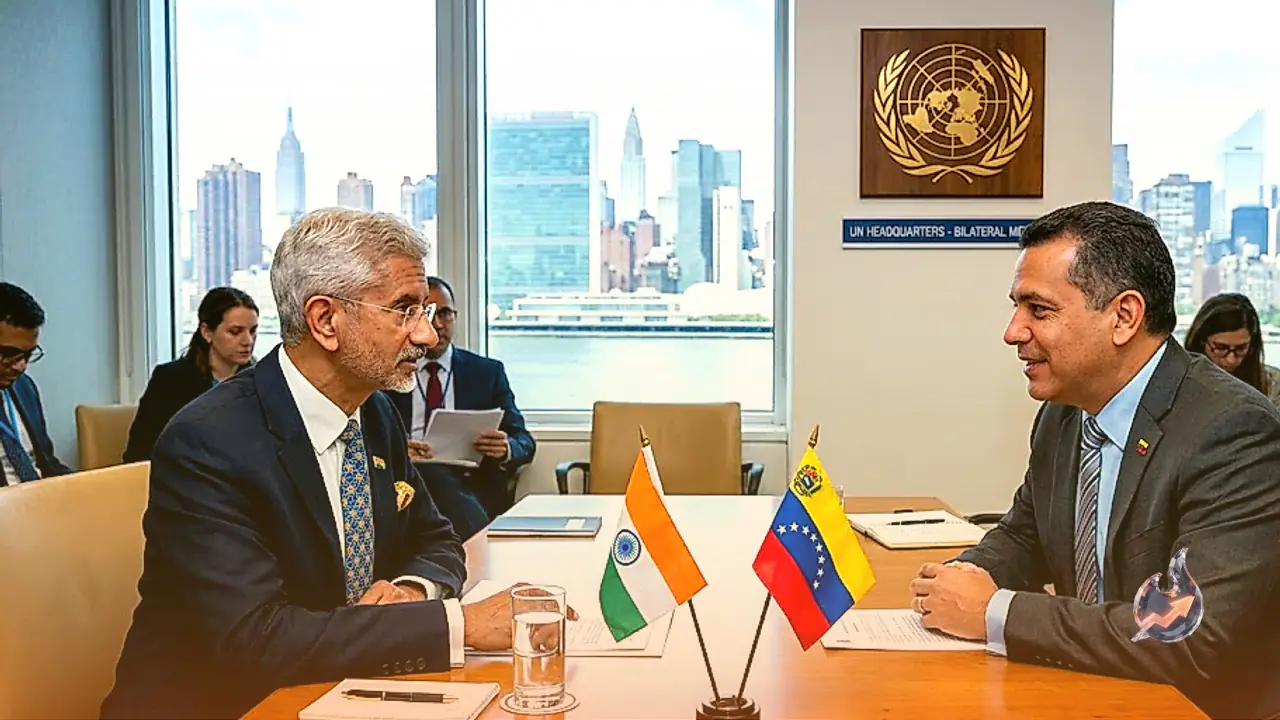 S. Jaishankar meets Venezuelan Foreign Minister Félix Plasencia González at UN Headquarters