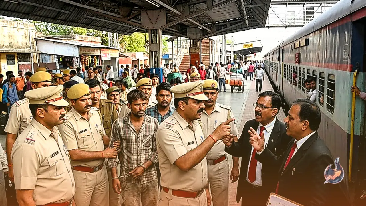 Escorting Accused to Court, Six Policemen Clash With Railway Staff Over Ticket on Board Shalimar Malani Express