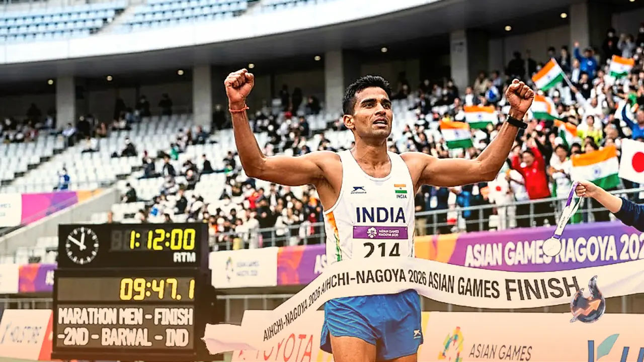 एशियाई खेलों की मैराथन में सावन बरवाल ने जीता रजत पदक, 44 वर्षों का लंबा इंतजार खत्म
