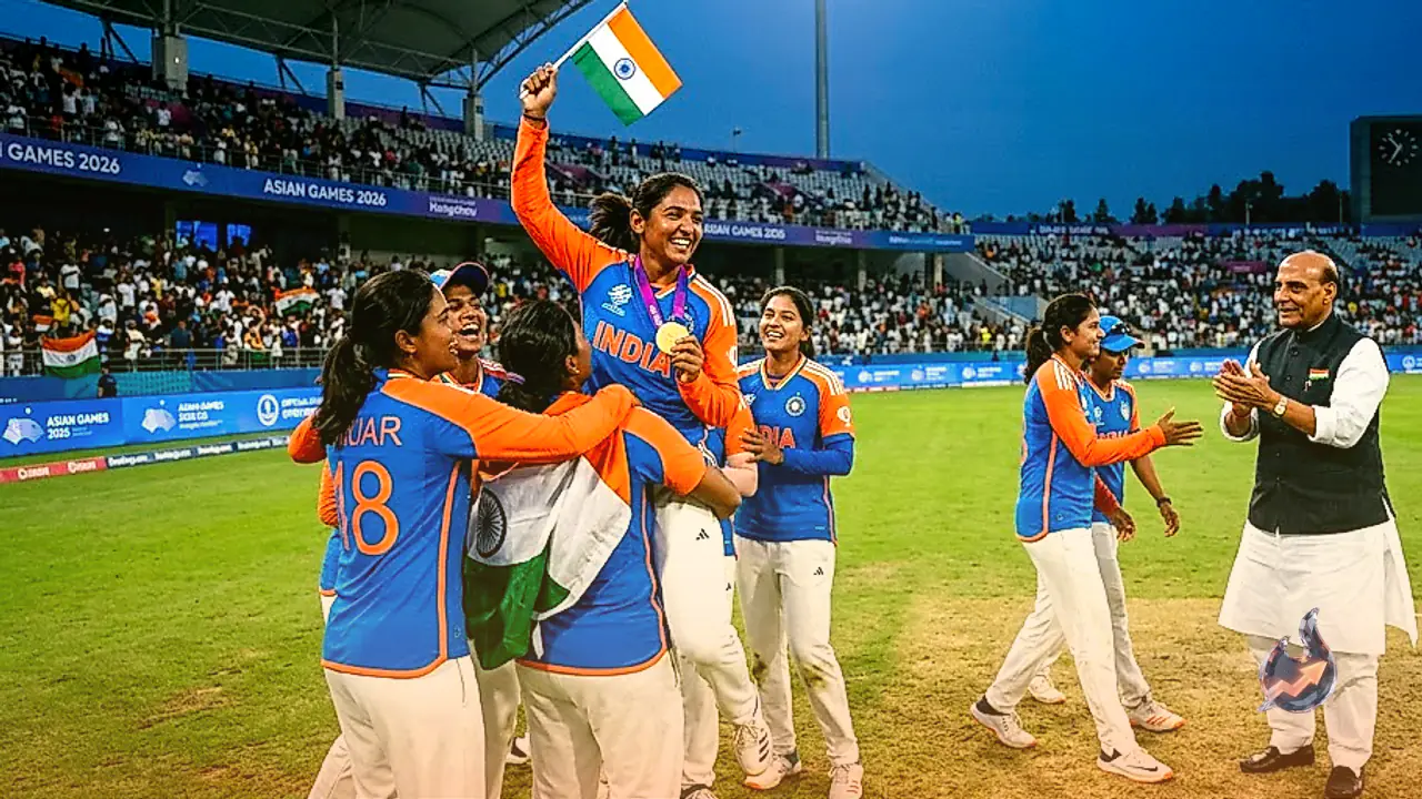 एशियन गेम्स 2026 में महिला क्रिकेट टीम ने जीता ऐतिहासिक गोल्ड, रक्षा मंत्री राजनाथ सिंह ने दी बधाई