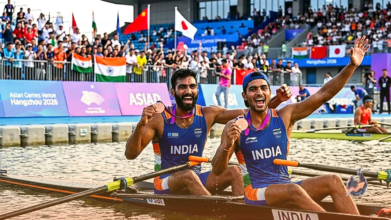 Asian Games 2026: Rowers Satnam Singh and Salman Khan Clinch Historic Double Sculls Bronze