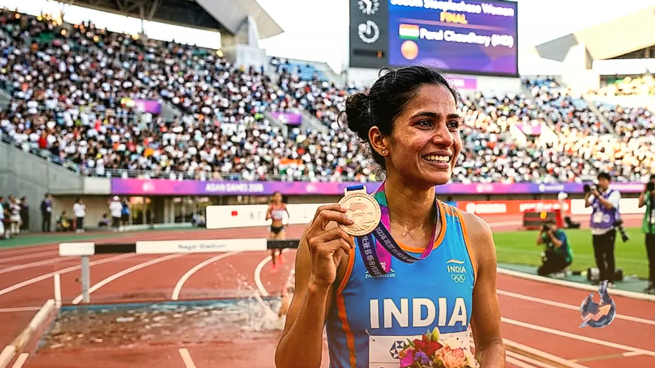 Parul Chaudhary Wins Bronze Medal in 3000m Steeplechase at Asian Games 2026