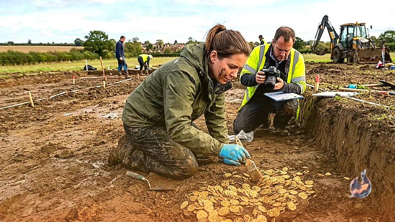 Essex Field Search Yields Britain's Largest Iron Age Hoard of 933 Gold Coins