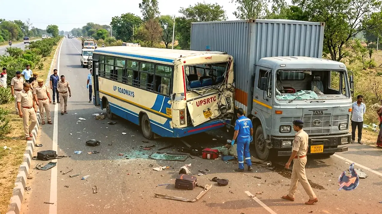 Truck Rams Parked UP Roadways Bus on Eta Highway, Killing 5 and Injuring 12