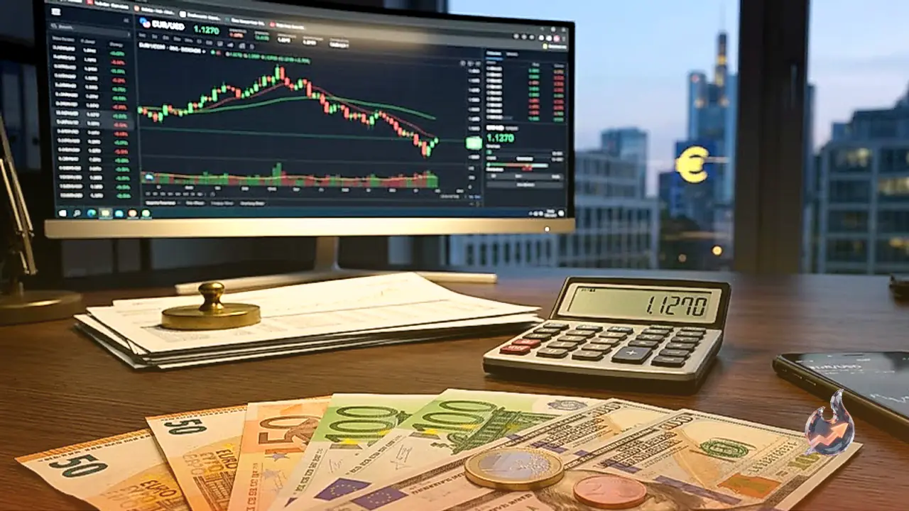 Euro Capped Near 1.1270 Against US Dollar as Falling Bond Yields Provide Modest Lift to Global Assets
