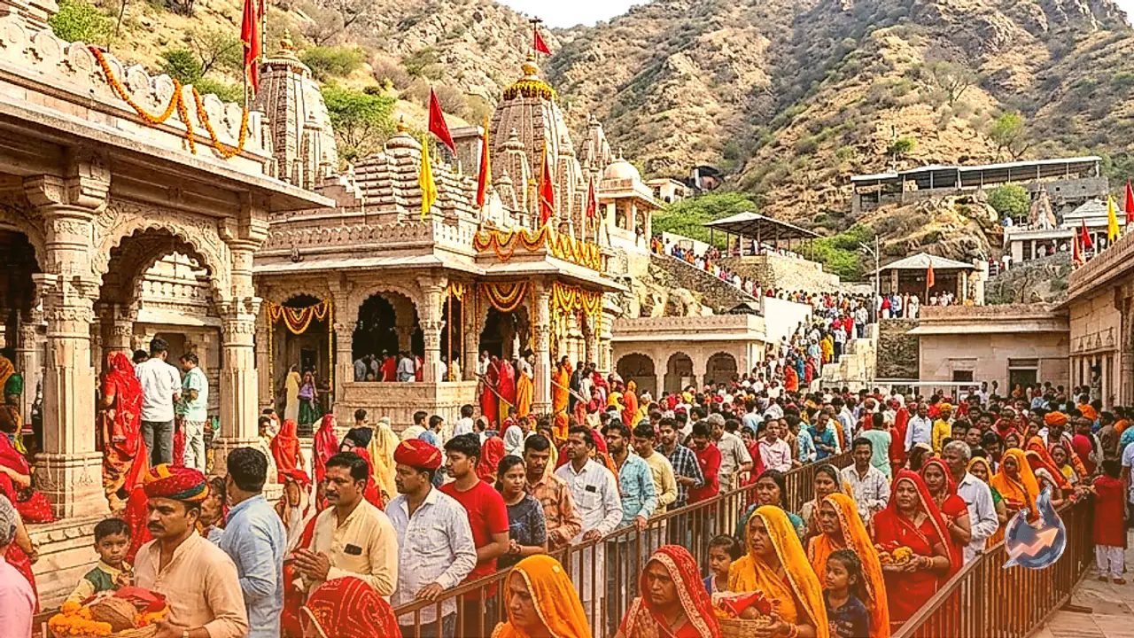 अरावली की वादियों में स्थित जीण माता धाम में उमड़ा आस्था का सैलाब, जानिए ऐतिहासिक परंपराएं और मान्यताएं