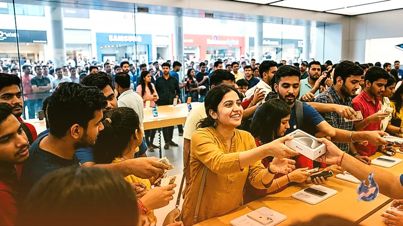 Faridabad Store Sells 80 New iPhones on Opening Day as Shoppers Swarm Counter