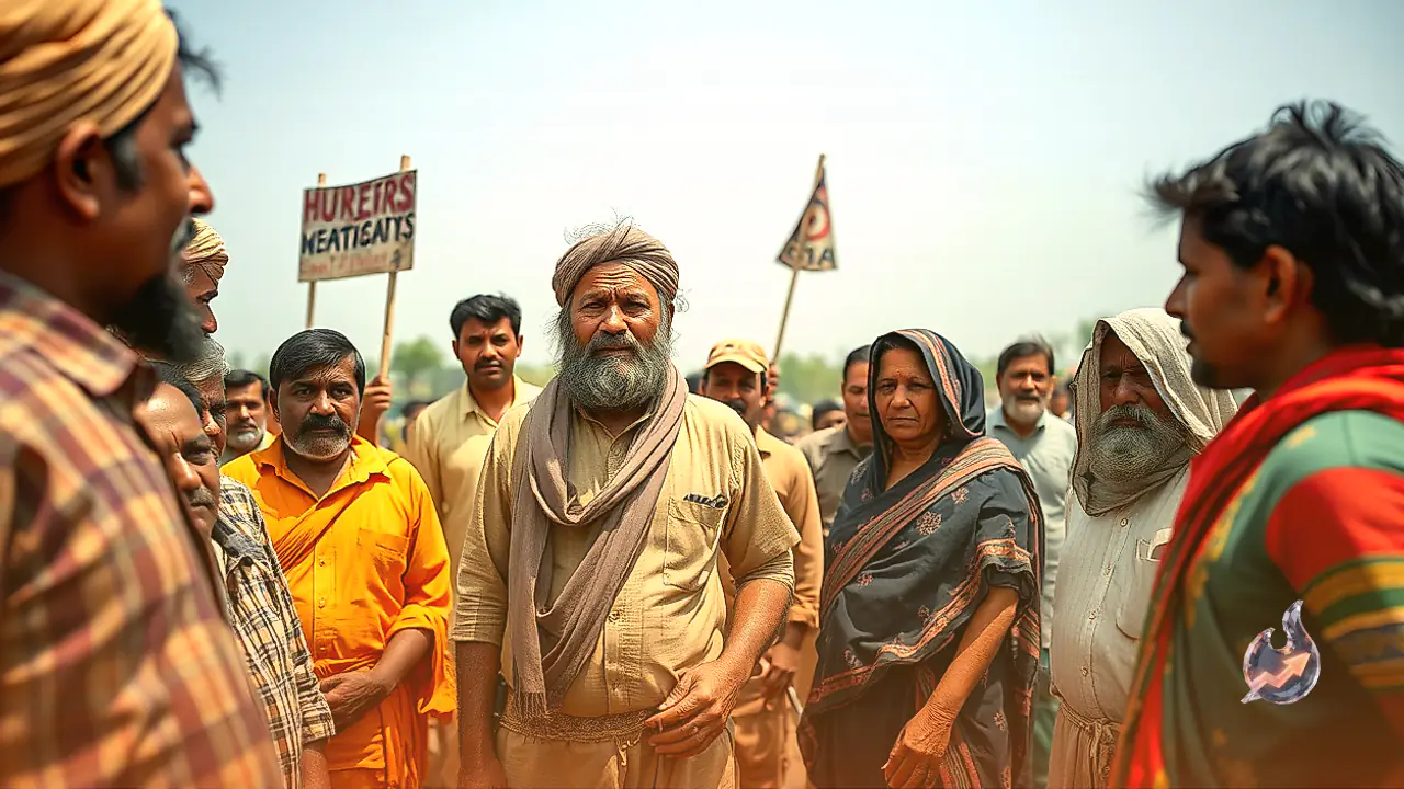अनशन के नौवें दिन किसान नेता नरेश मीणा की सेहत बिगड़ी, शुगर गिरने और उल्टियों के बीच पीछे हटने से इनकार