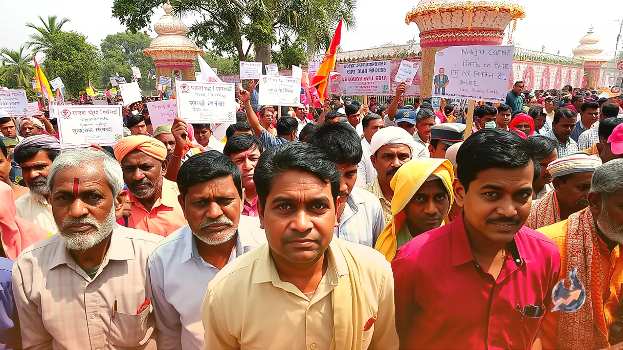 Farmers in Dausa Protest Over Expired Nano Urea Bundled With DAP and 600 Rupees Extra Charge