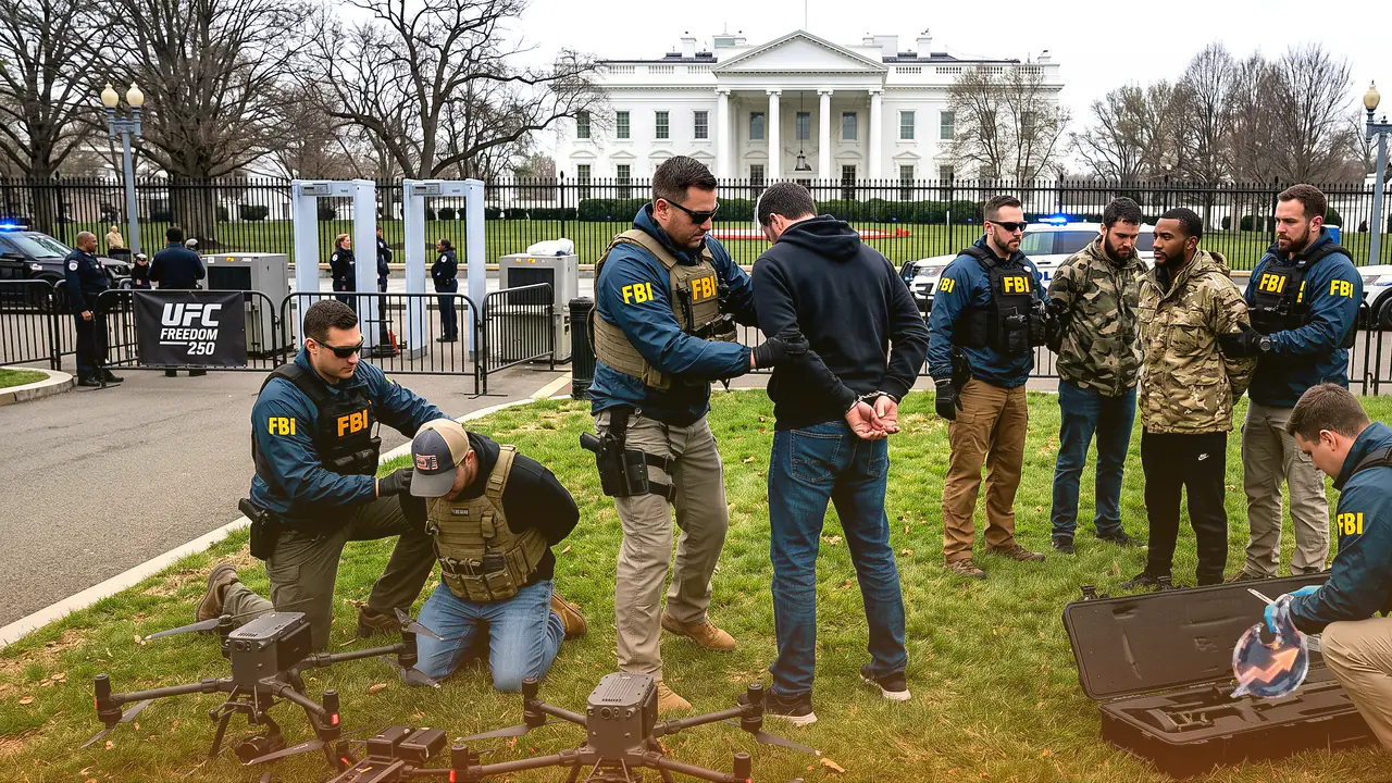 FBI Foils Drone and Sniper Plot Aimed at White House UFC Event, Five Men Taken Into Custody