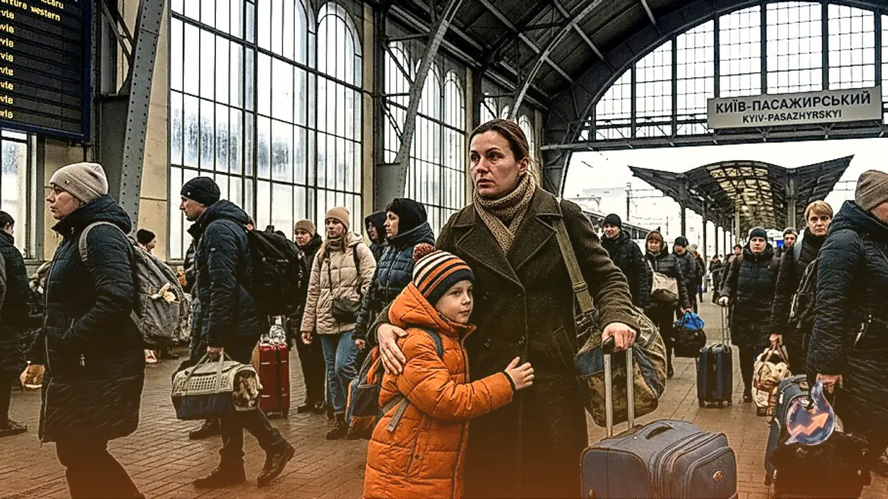 Fearing Brutal Cold and Escalating Airstrikes, Kyiv Residents Seek Shelter Away from the Capital
