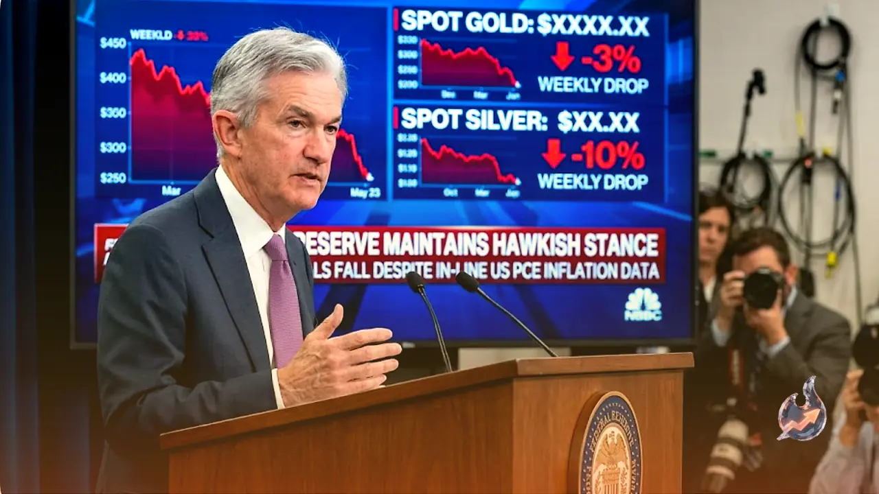 Federal Reserve Hawkish Stance Drags Gold and Silver Lower Despite Brief Rebound