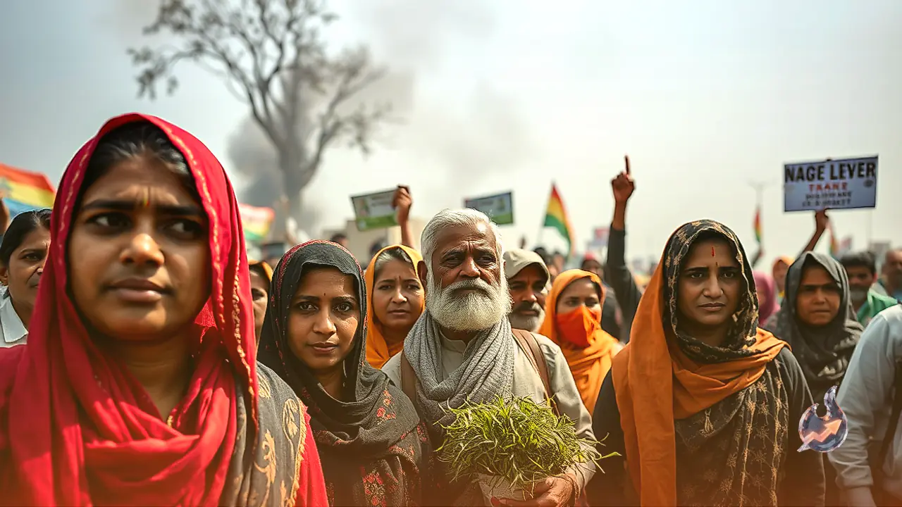 Fertiliser Crisis Protest Reaches Tonk on Day 5 as Women Urge Fasting Naresh Meena to Eat