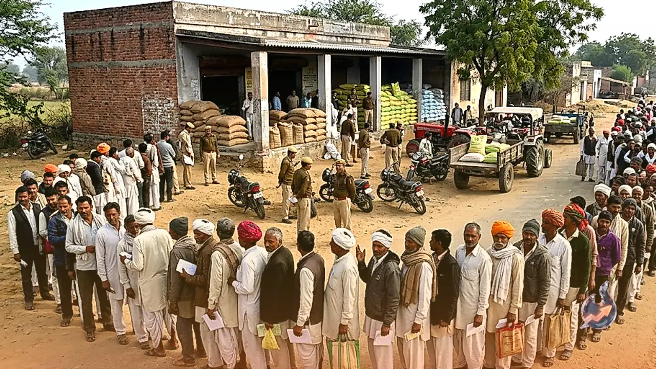 Fertilizer Row Escalates in Rajasthan Amid Rabi Sowing: Farmers Queue for DAP and Urea as Political Tug-of-War Intensifies
