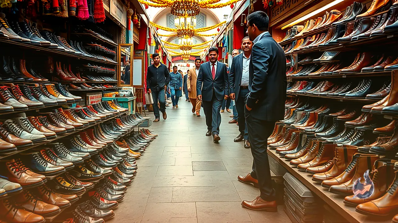Festive Footwear Under ₹350 in Jamshedpur Sakchi Market Features Chelsea Boots and Formal Shoes