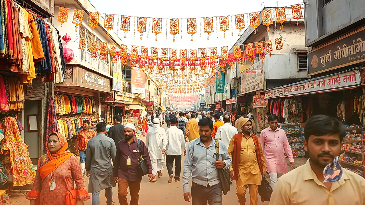 Festive Rush Grips Ambala Cloth Market as Karwa Chauth Shoppers Seek Plazas, Shararas, and Rajasthani Suits Priced From Rs 150 to Rs 25,000