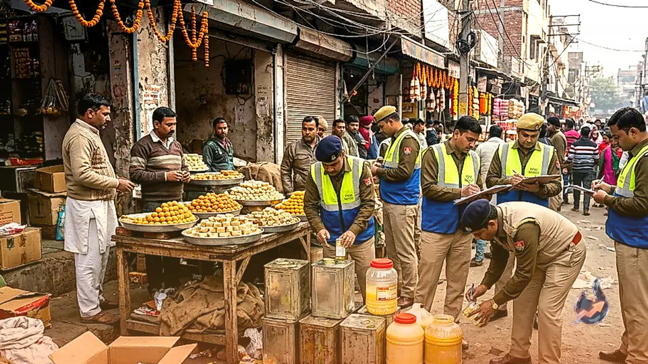 त्योहारी मांग के बीच मिलावटखोरों पर शिकंजा, राजधानी में सैकड़ों लीटर अखाद्य सामग्री जब्त