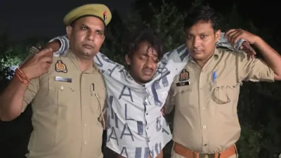 गाजियाबाद में मुठभेड़ के बाद स्नैचर इमरान गिरफ्तार, पैर में गोली लगने पर मांगी माफी