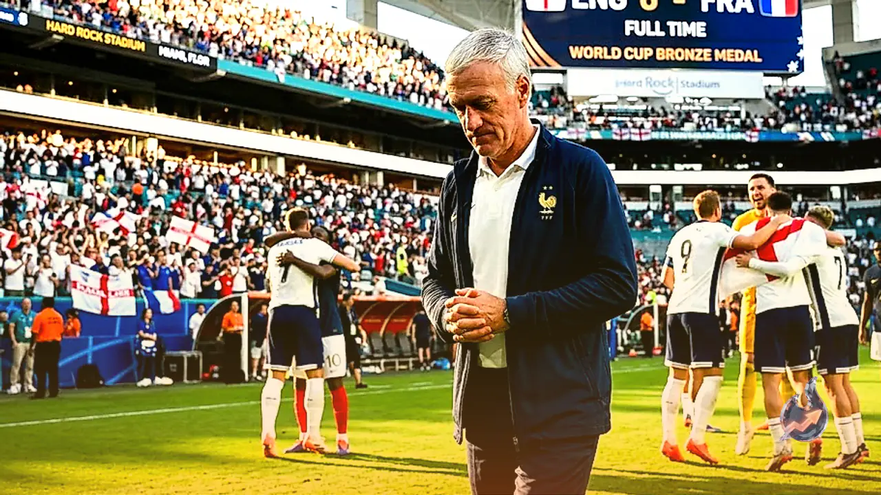 England Stun France 6-4 in World Cup Bronze Medal Thriller, Ending Deschamps' 14-Year Reign