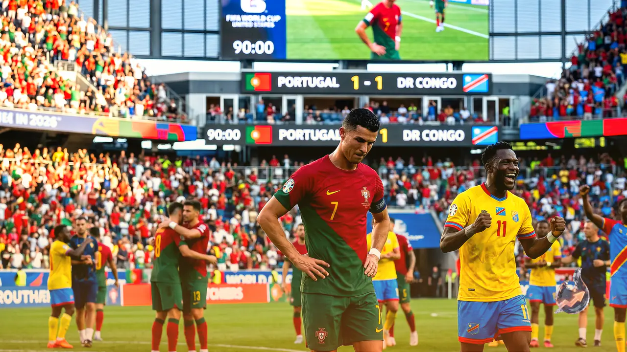 FIFA World Cup 2026: Ronaldo Misfires as DR Congo Hold Portugal 1-1 and Write History 52 Years in the Making