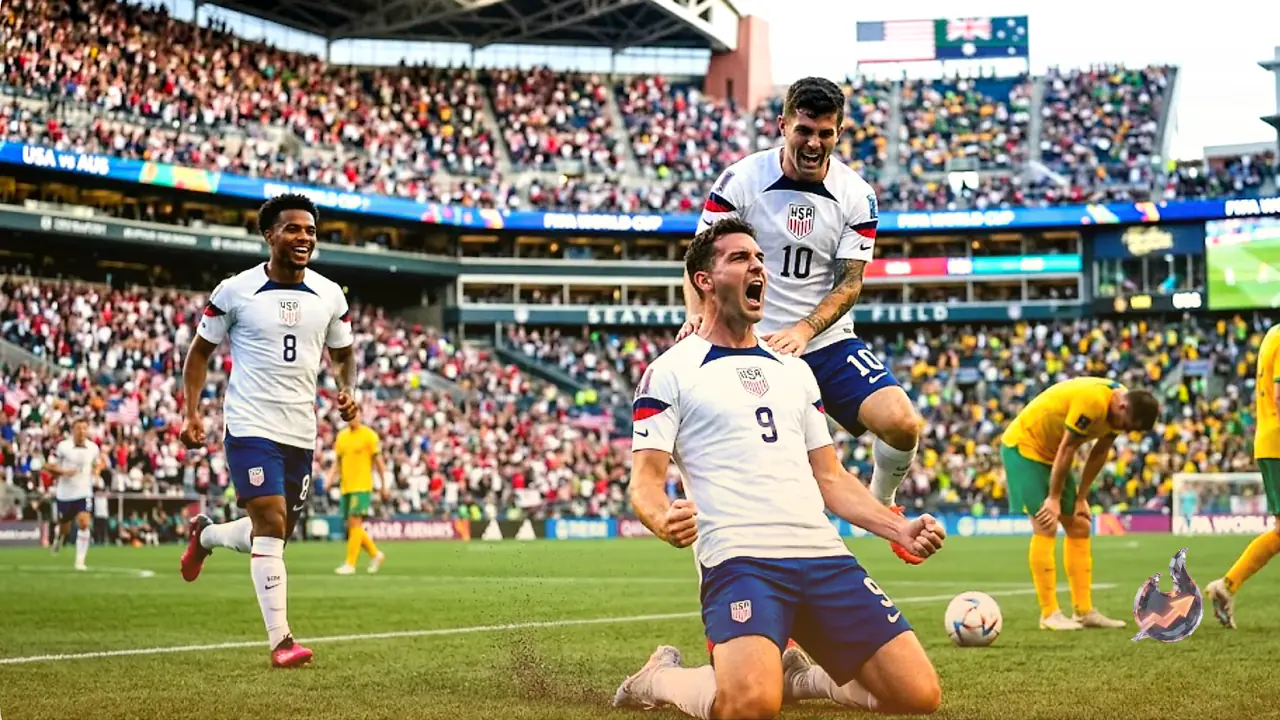 USA Secures Spot in Round of 32 After Defeating Australia in FIFA World Cup Group D Clash