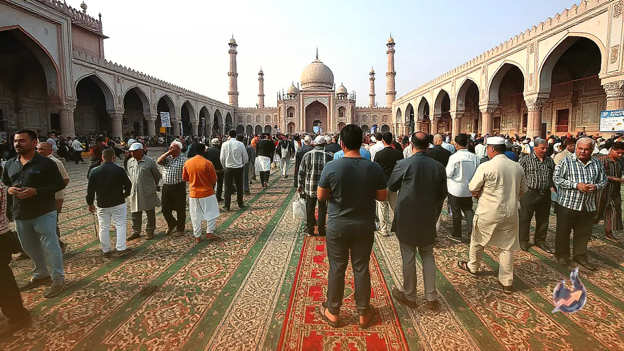 First Friday Prayers Under Strict Security at Delhi Race Course Mosque Amid Ongoing Row and Preservation Efforts
