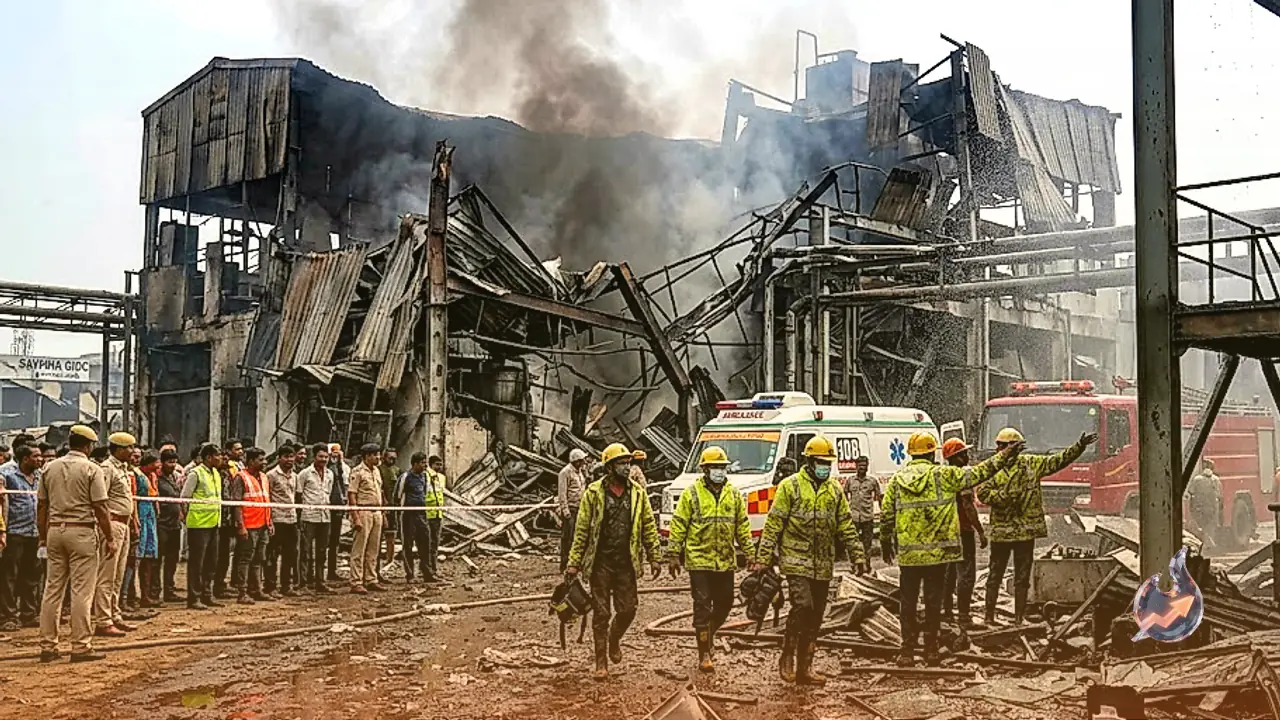 Five Dead in Bharuch Boiler Blast at Saykha GIDC and Furnace Explosion in Daman