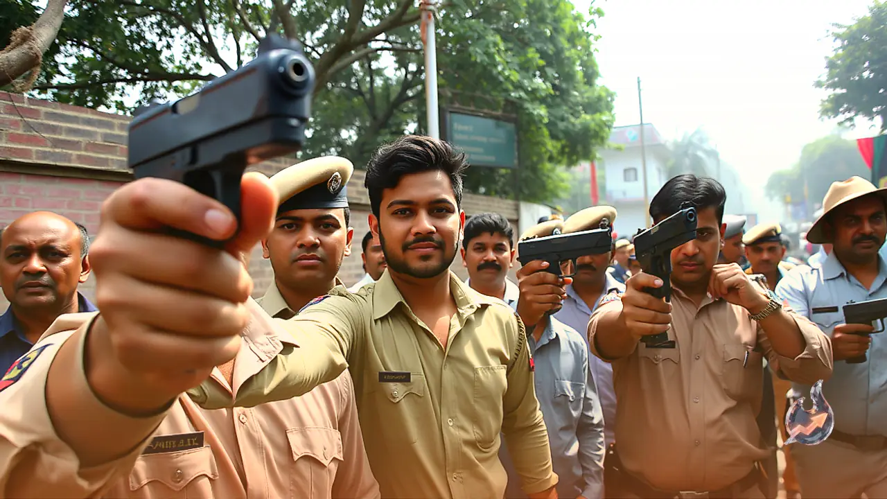 हथियारों संग व्हाट्सएप स्टेटस लगाकर दबदबा दिखाना पड़ा भारी, पालम से 19 साल का अंशु पकड़ा गया
