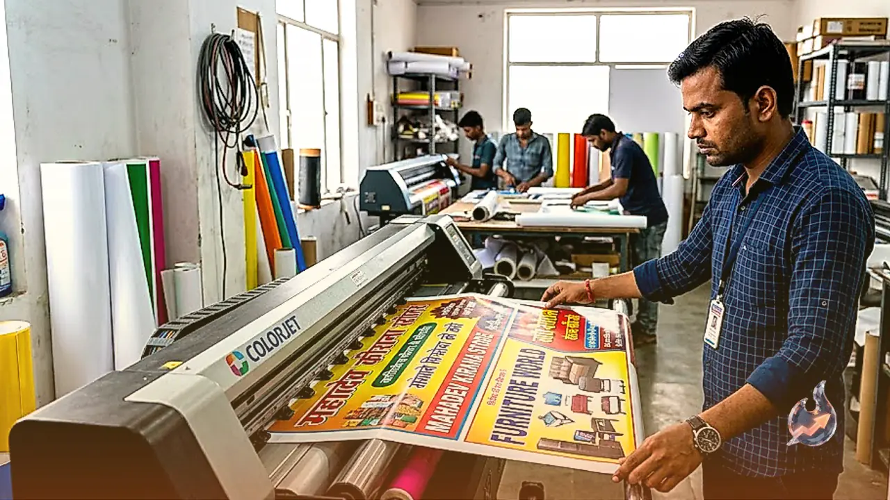 Flex Printing Offers Steady Returns, How to Launch Your Venture Starting at Rs 30000