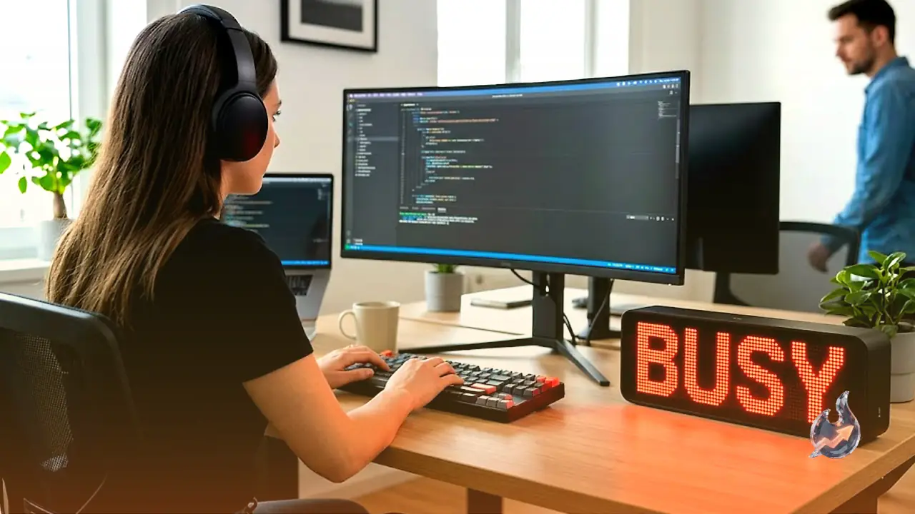 Flipper's $249 Desk Gadget Uses a Giant Red LED to Stop People From Interrupting You