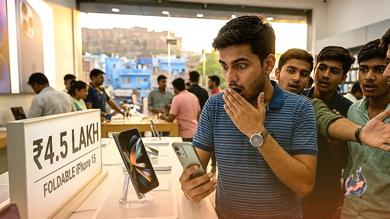 Foldable iPhone priced at 4.5 lakh shocks Jodhpur youth who say they can buy a car or gold instead