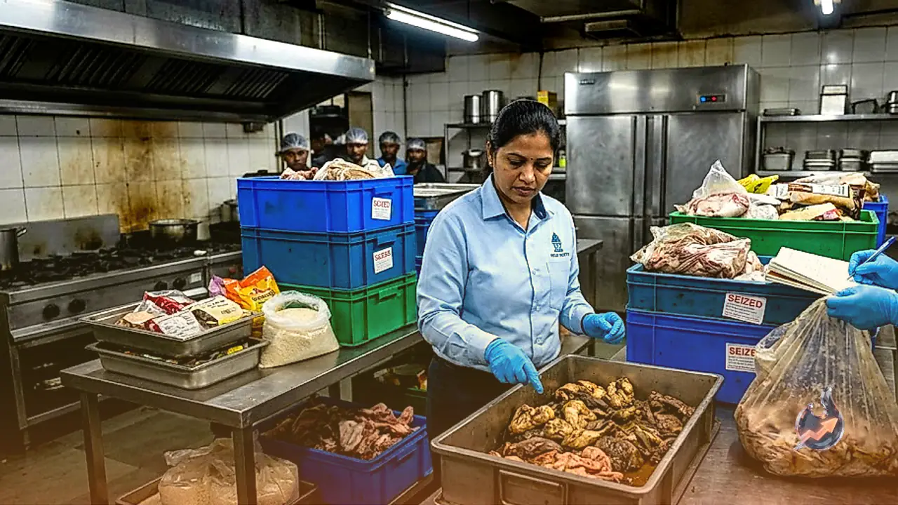 Food Safety Authorities Crack Down on Bengaluru Hotels, Seize Large Quantities of Spoiled Meat and Expired Items