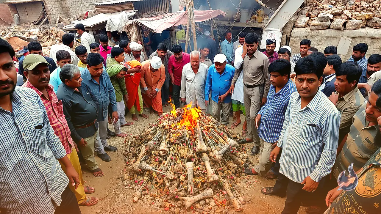 Former MLA Atar Singh Bhadana Cremated in Faridabad Amid Ongoing Crusher Row
