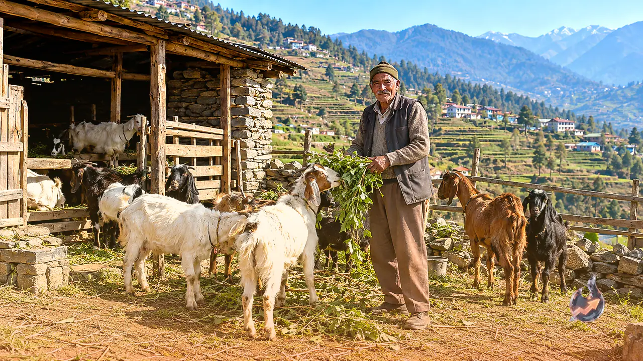 Former Transit Conductor Builds Sustainable Goat Farming Enterprise in Uttarakhand Village